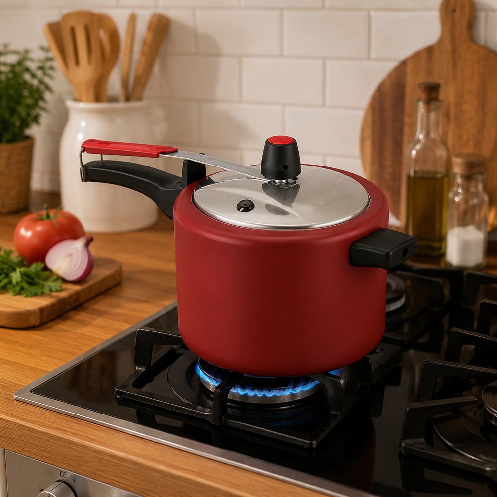 Panela De Pressão Antiaderente Teflon 4,5l Selo Inmetro — foto 1