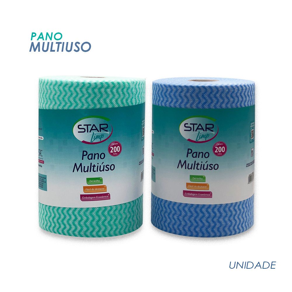 Pano Multiuso Limpeza Perfex 200 Folhas 20x30cm — foto 1