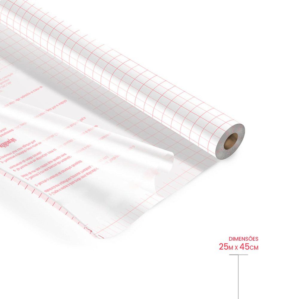 Papel Contact Transparente Cristal Win Paper 45cm x 25m