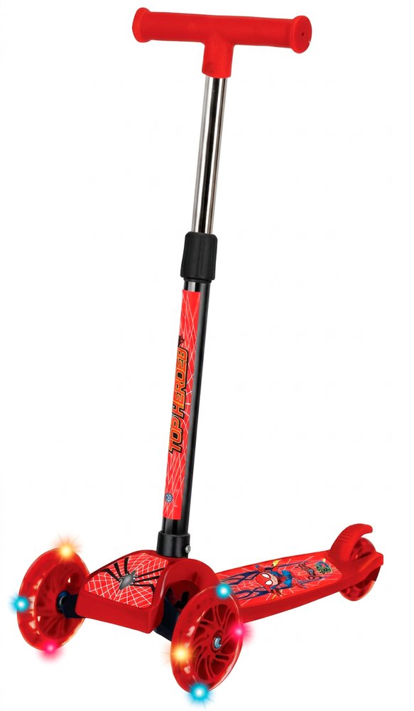 Patinete Infantil 3 Rodas e com Luz LED - Vermelha — foto 1