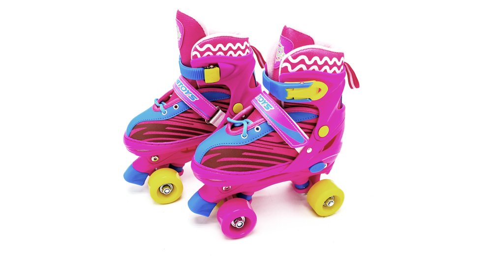 Patins Infantil com Acessórios - Rosa — foto 1