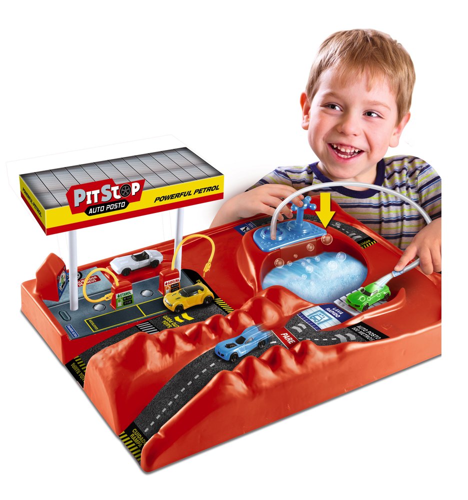 Pista Pit Stop Com 2 Carrinhos Miniatura — foto 1