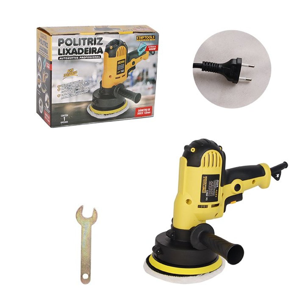 Politriz Lixadeira Startools 600W 127V Disco 125mm — foto 1