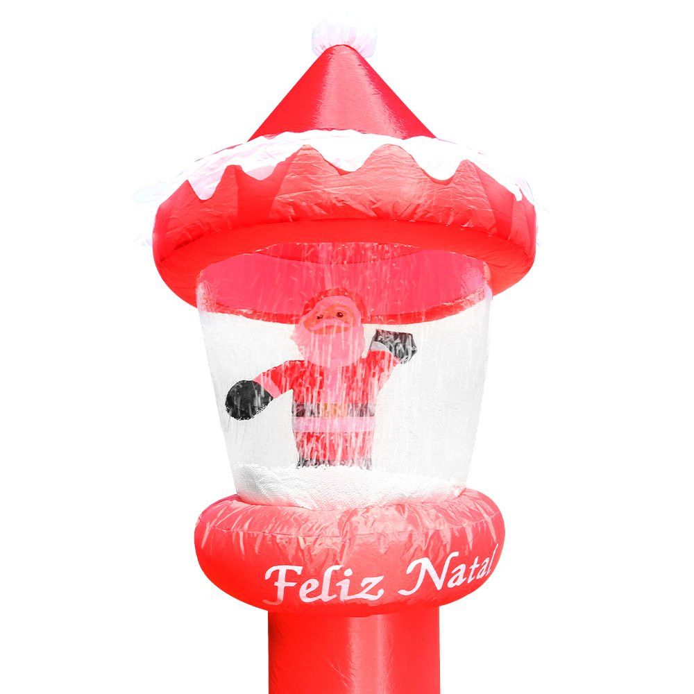 Poste Decoração Feliz Natal Inflavel — foto 1