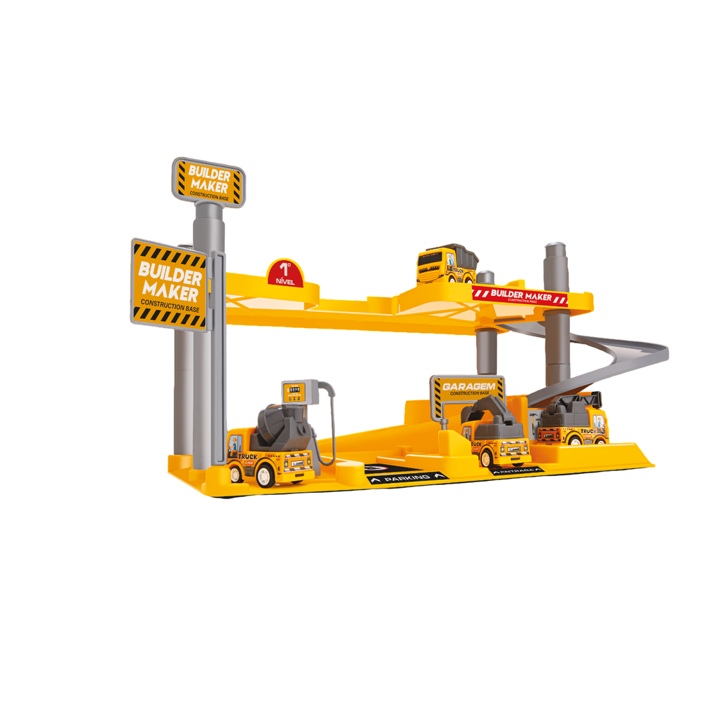 Posto de Construtor com 4 Caminhões — foto 1