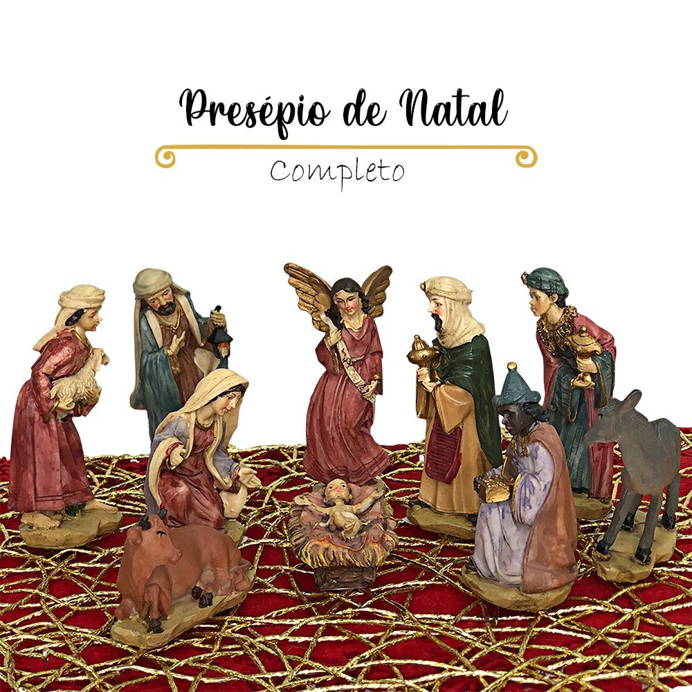 Presépio Natal Completo 11 Peças em Resina — foto 1