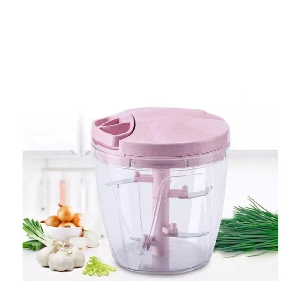 Processador Manual Globalmix Magic Mixer Rosa 900ml 3 em 1 — foto 1