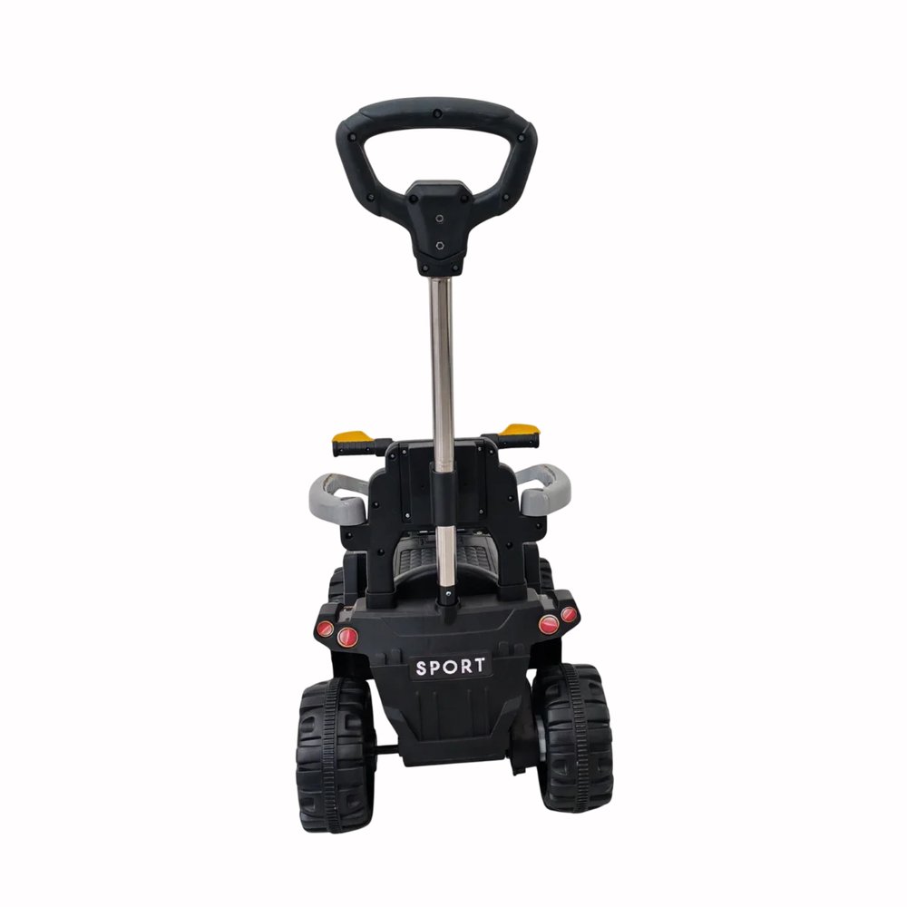 Quadriciclo Elétrico com Empurrador - Cinza