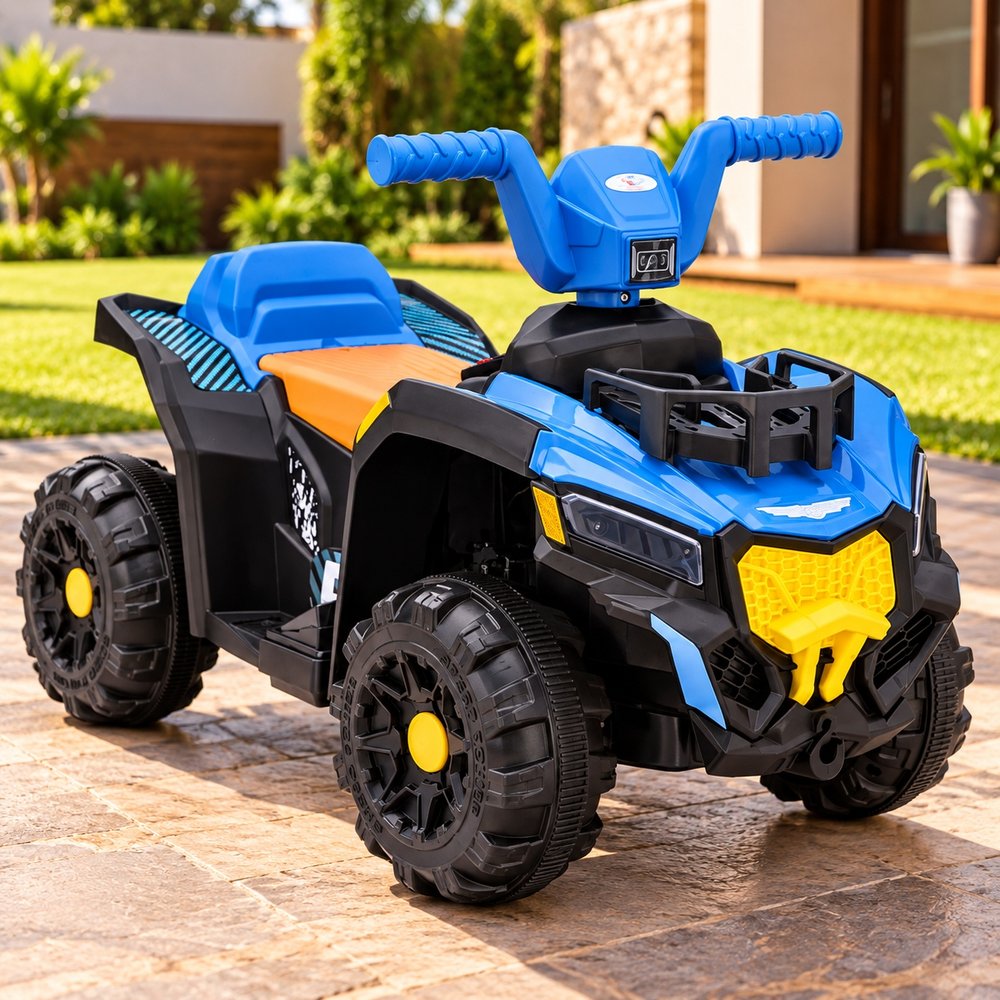Quadriciclo Elétrico Infantil 6V - Azul