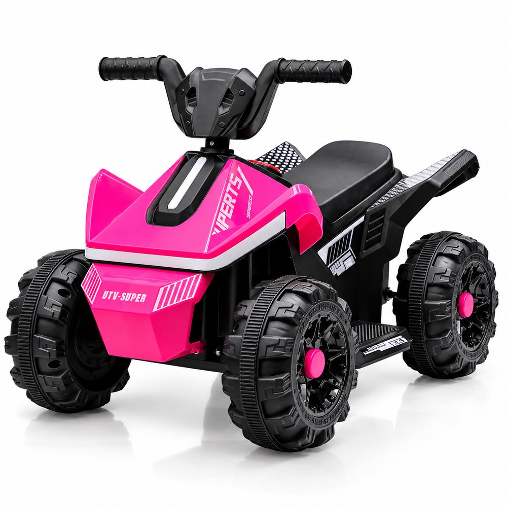 Quadriciclo Elétrico Infantil Unitoys Super Future Rosa 6V — foto 1