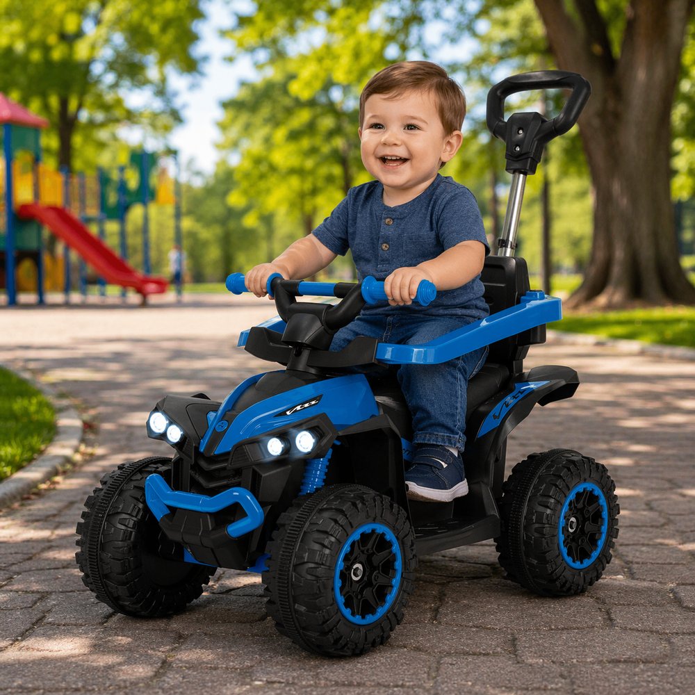 Quadriciclo Eletrico Pimpi Flash Wheels - Azul — foto 1