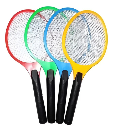 Raquete Elétrica Mata Mosquito Recarregável Bivolt com Luz