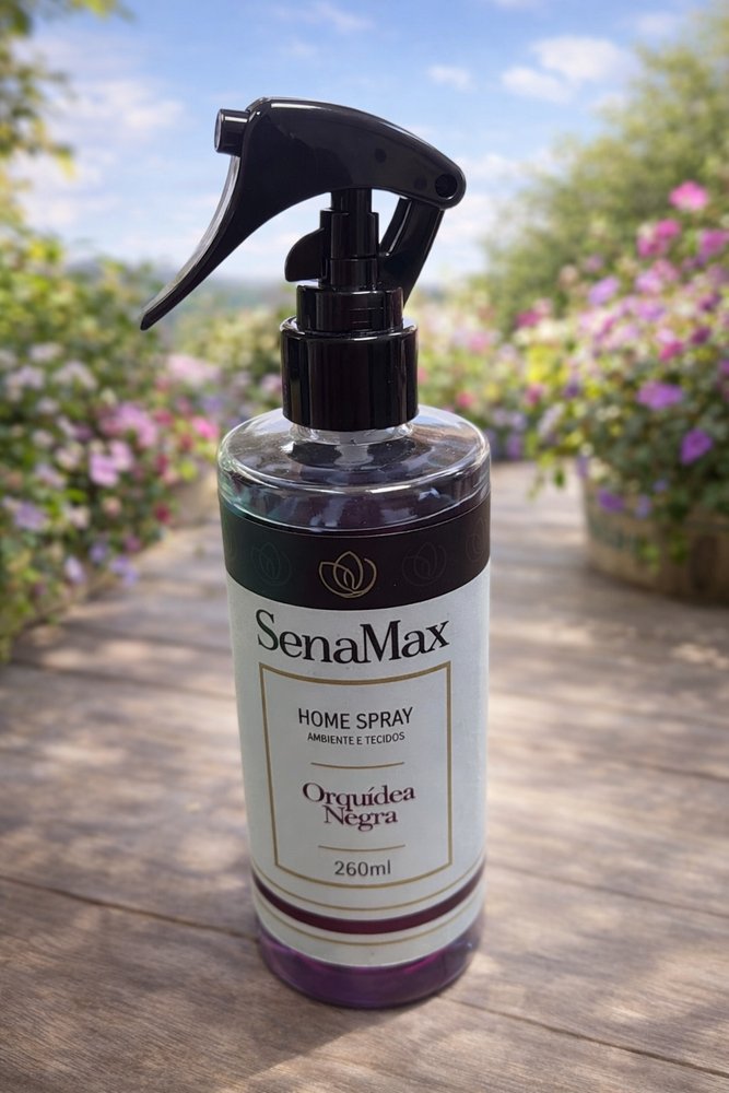 Spray Aromatizador Orquídea Negra 260ml para Ambientes e Tecidos — foto 1