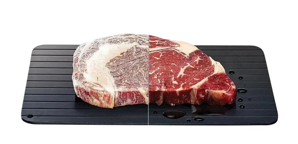 Tábua Para Descongelar Alimentos - Preta — foto 1