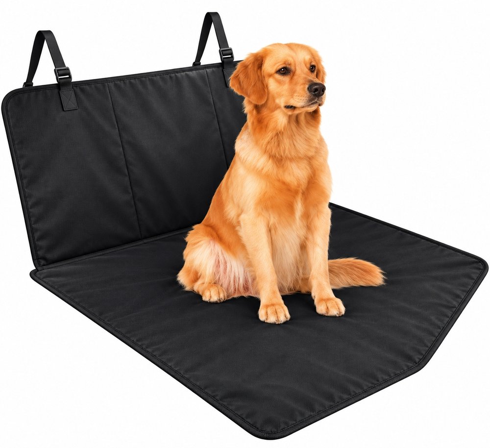 Tapete Para Pets Cachorro Gato Pelo Banco Carro Automotivo - Preto