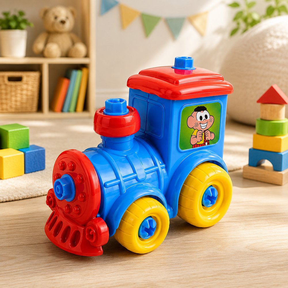 Trenzinho Infantil Cascão — foto 1