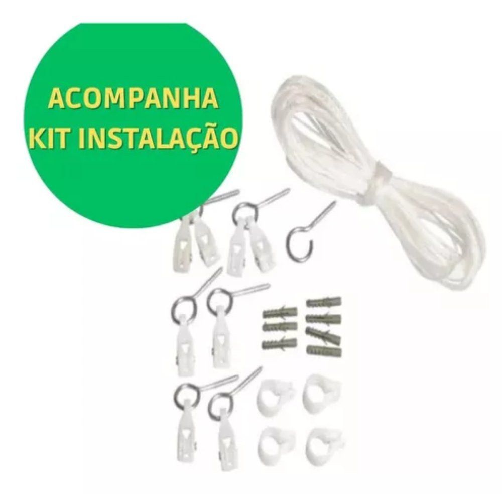 Varal de Teto de Aço 90cm Suporte 13kg — foto 1