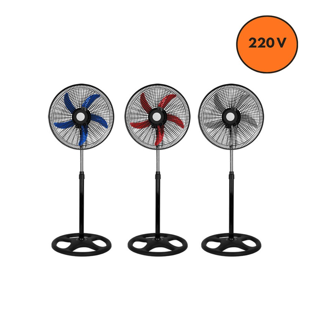 Ventilador 220V Pedestal Premium 60W - Preta