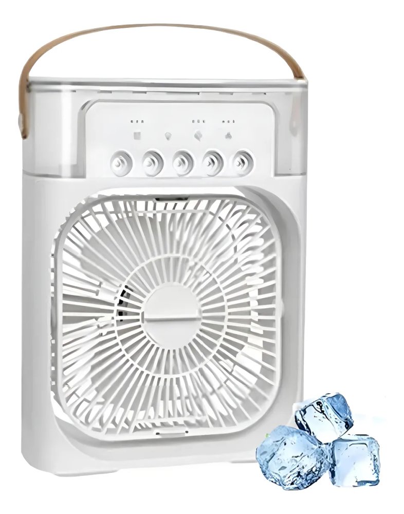 Ventilador Climatizador Portátil USB - Branco — foto 1