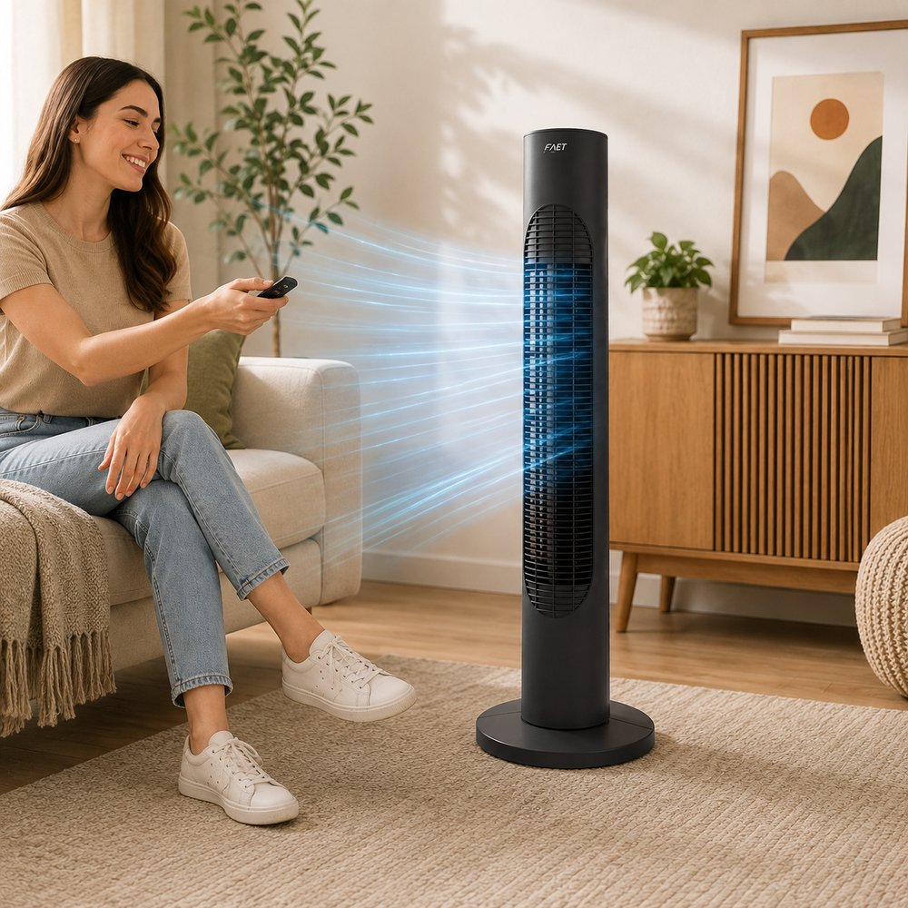 Ventilador de Torre 3 Níveis de Velocidade - 127V